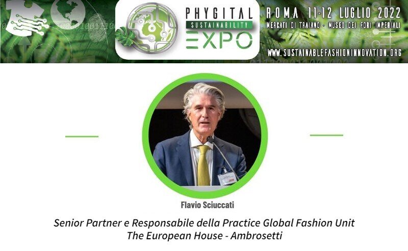 Rome, July 12,2022: our speech at the Phygital Sustainability EXPO by Sustainable Fashion Innovation Society