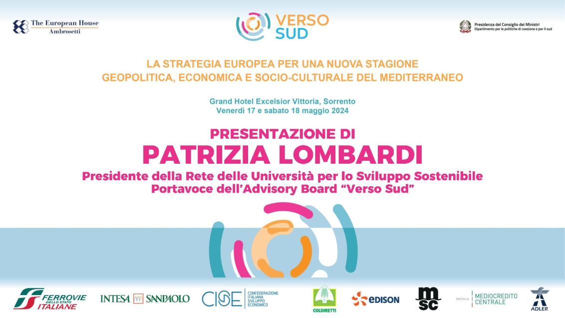 Presentazione di Patrizia Lombardi - Verso Sud 2024
