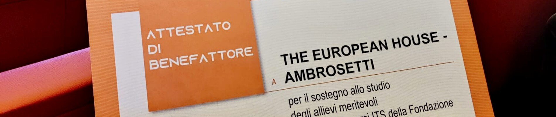 The European House - Ambrosetti offre due borse di studio all'ITS Lombardia Meccatronica The European House - Ambrosetti offre due borse di studio all'ITS Lombardia Meccatronica