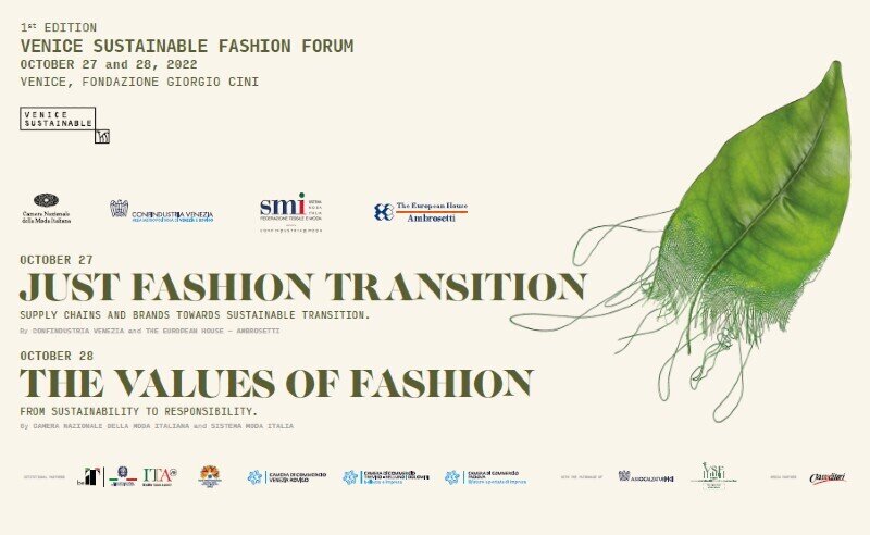 Il 1°  primo summit internazionale dedicato alla transizione sostenibile del settore Moda