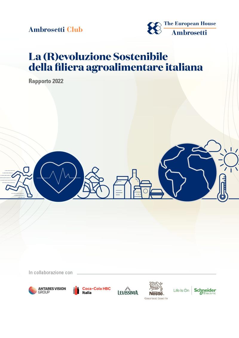 La (R)evoluzione Sostenibile della filiera agroalimentare italiana - Rapporto 2022