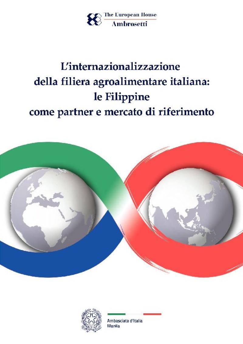 Position Paper - L'internazionalizzazione della filiera agroalimentare italiana: le Filippine come partner e mercato di riferimento