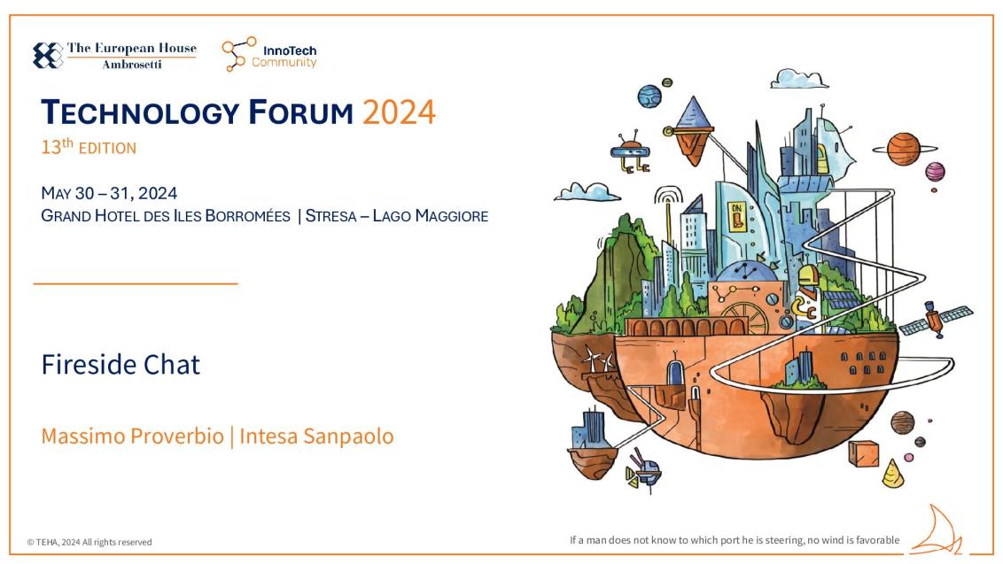 Presentazione di Massimo Proverbio - Tech Forum 2024