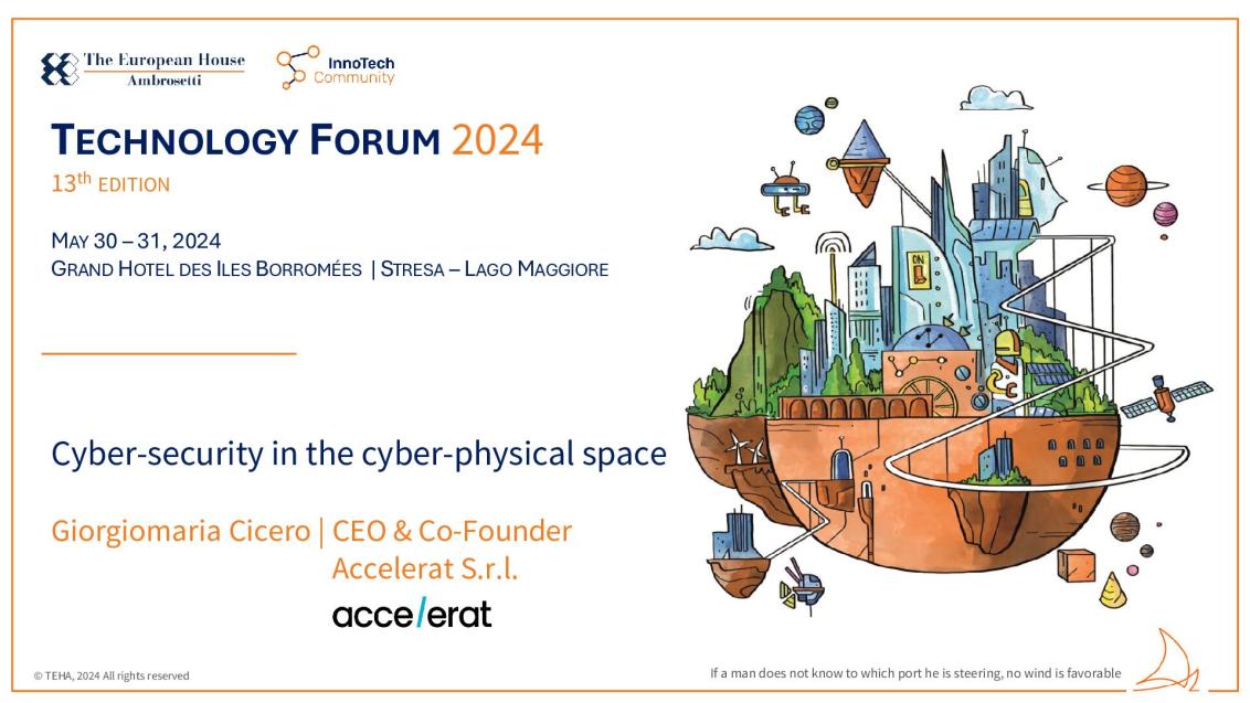 Presentation by Giorgiomaria Cicero - Tech Forum 2024