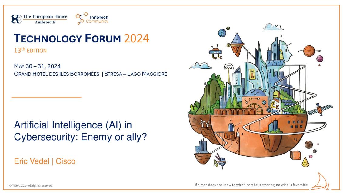 Presentation by Eric Vedel - Tech Forum 2024
