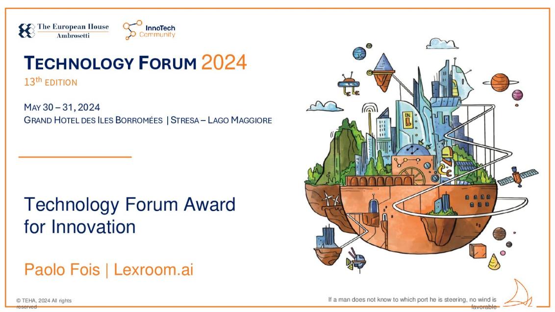 Presentation by Paolo Fois - Tech Forum 2024