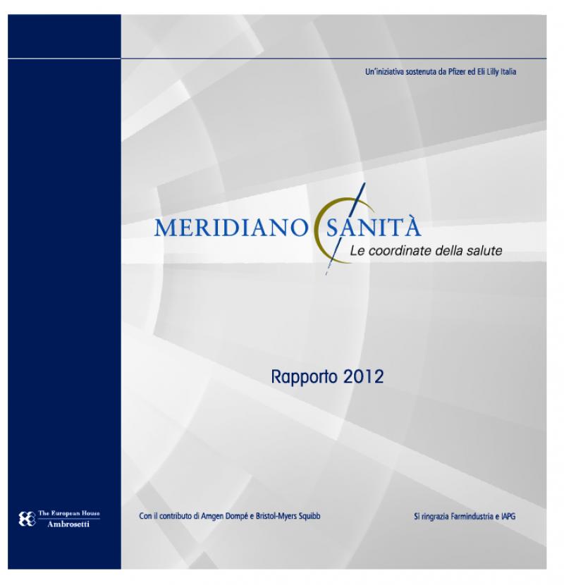 Meridiano Sanità 2012 - Rapporto finale