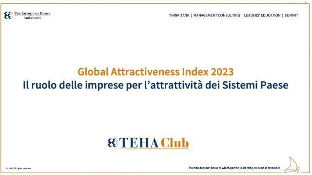 Global Attractiveness Index 2023. Il ruolo delle imprese per l’attrattività dei Sistemi Paese
