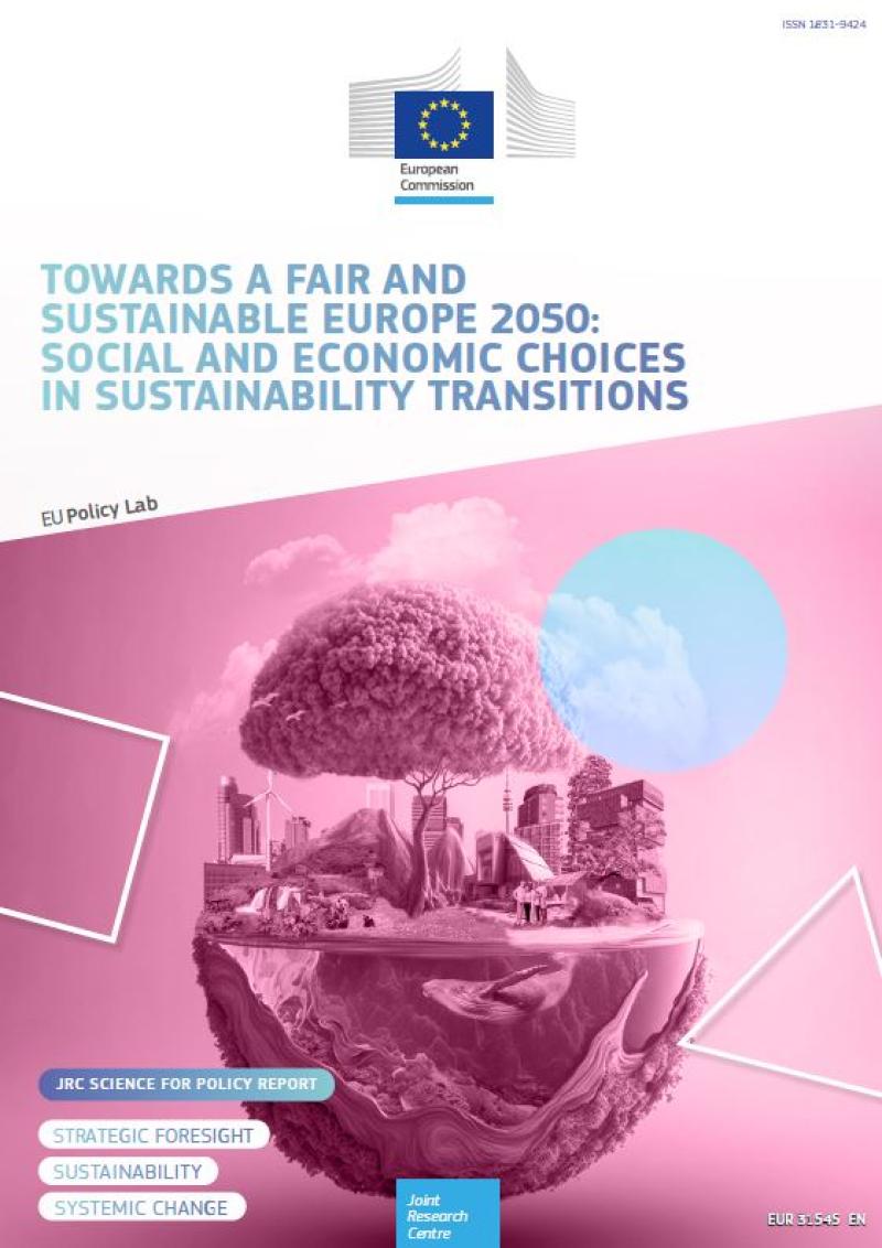 Towards a fair and sustainable Europe 2050: social and economic choices in sustainability transitions. 2023 Strategic Foresight Report
