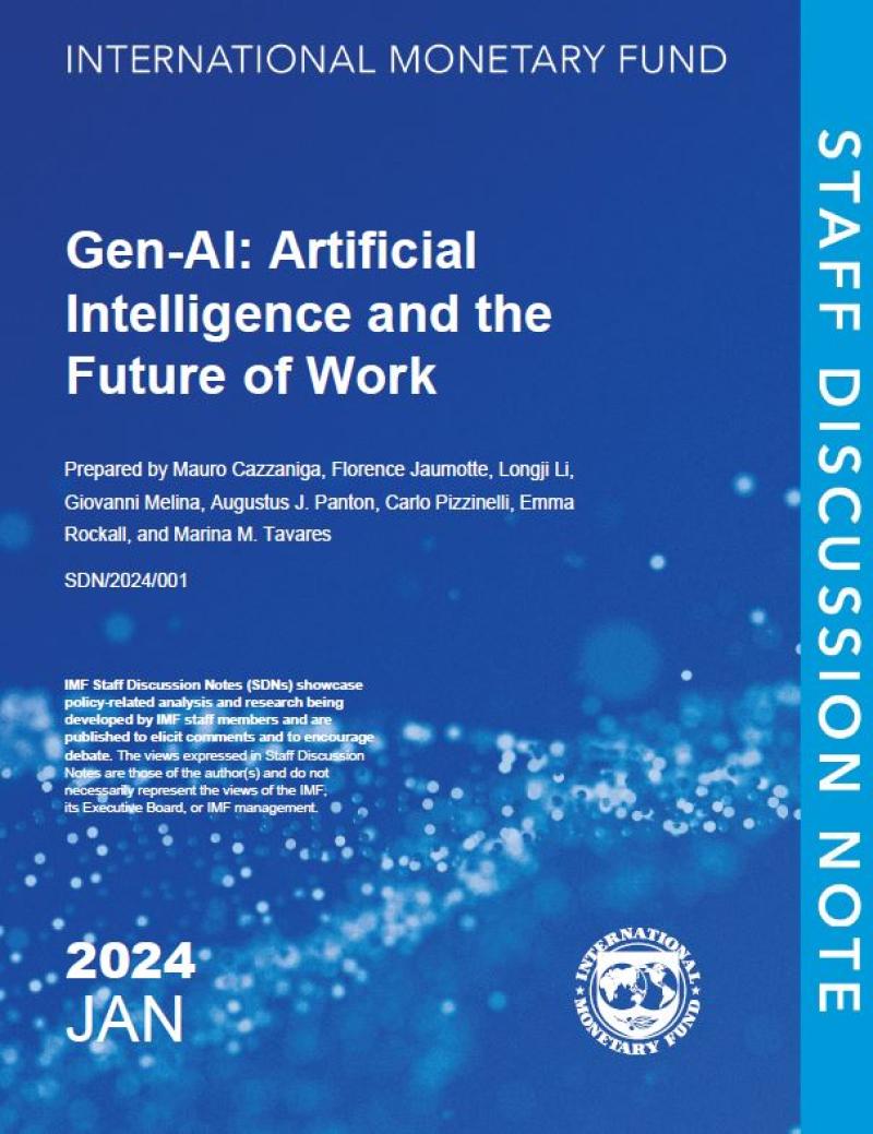 Gen-AI: artificial intelligence and the future of work