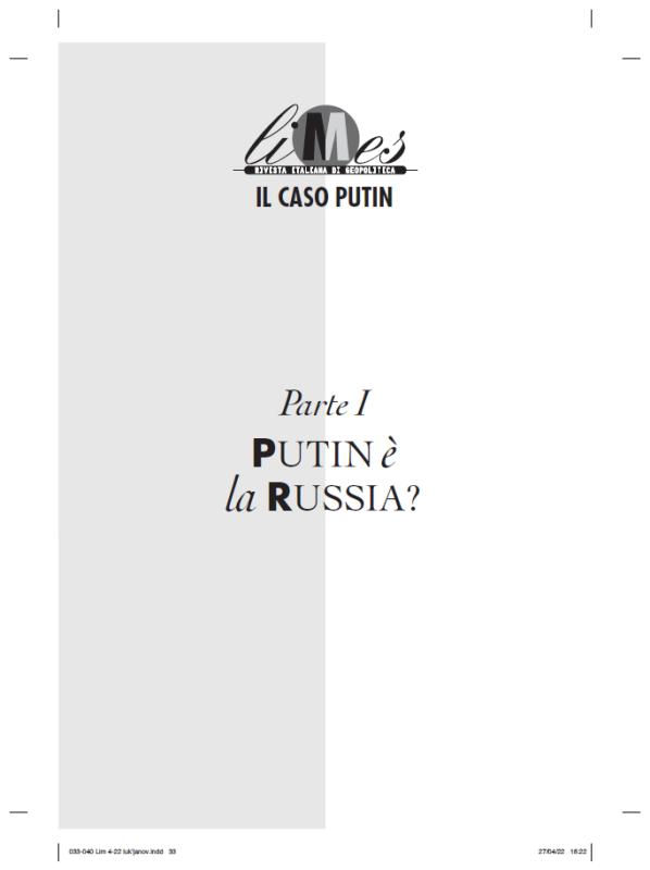 Il caso Putin