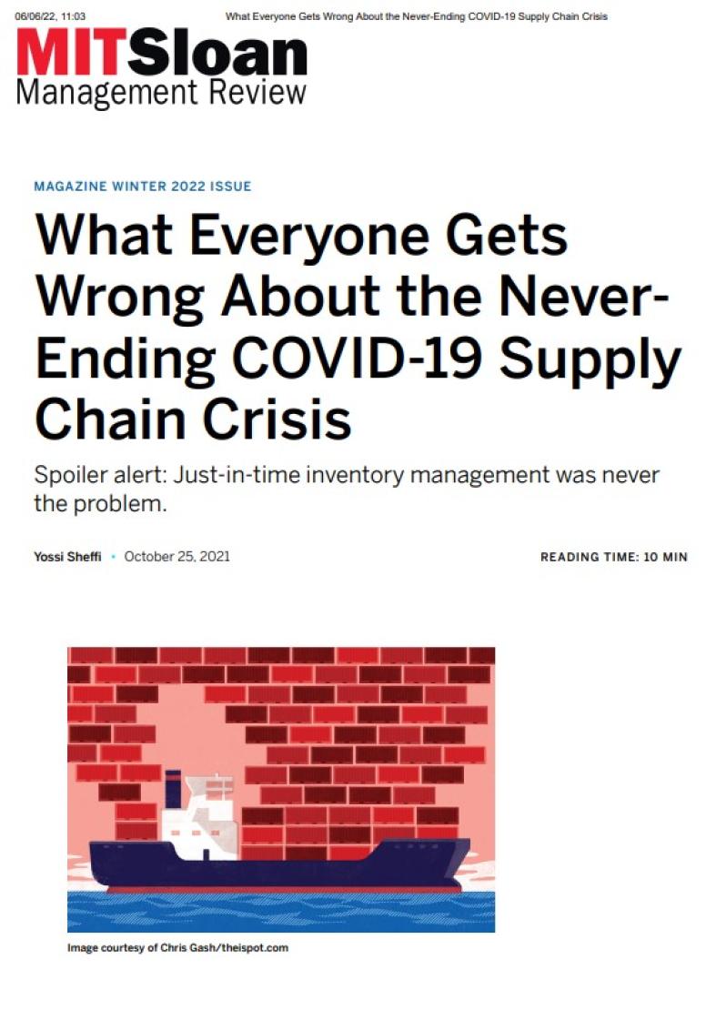 What Everyone Gets Wrong About the Never-Ending COVID-19 Supply Chain Crisis