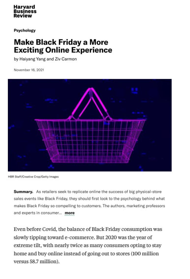 Make Black Friday a More Exciting Online Experience