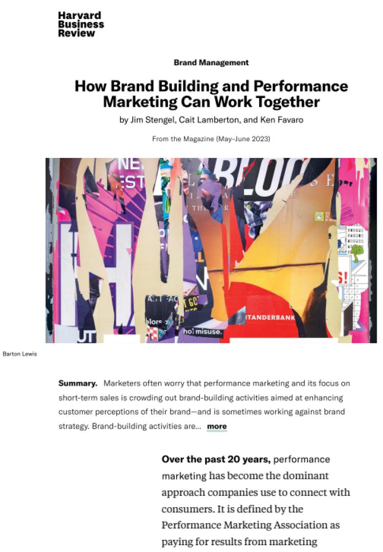 How Brand Building and Performance Marketing Can Work Together