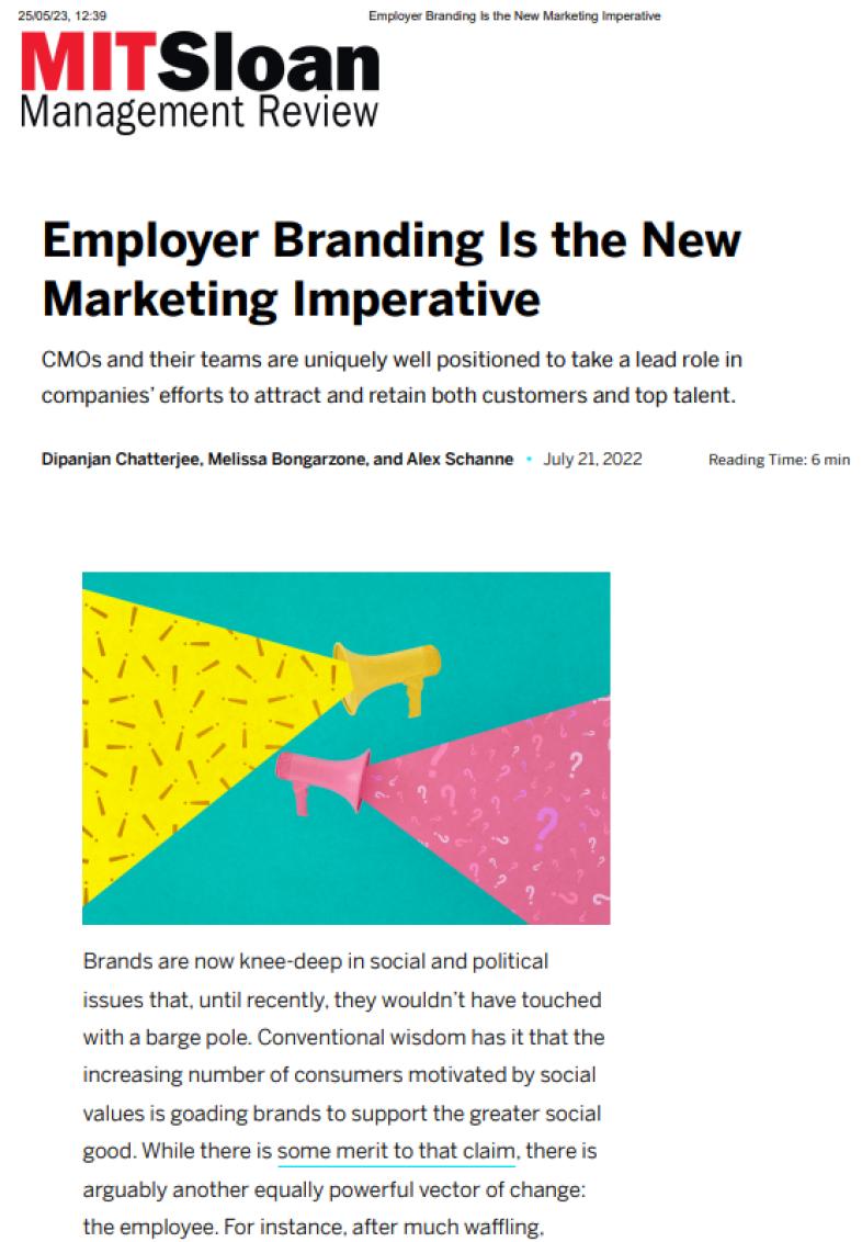 Employer Branding Is the New Marketing Imperative