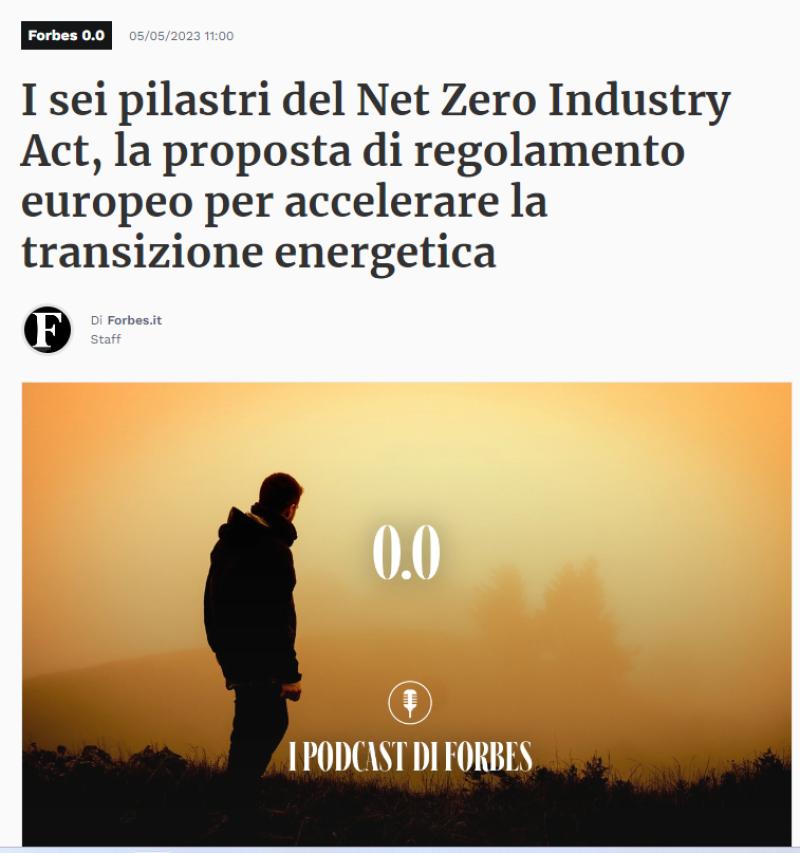 I sei pilastri del Net Zero Industry Act, la proposta di regolamento europeo per accelerare la transizione energetica