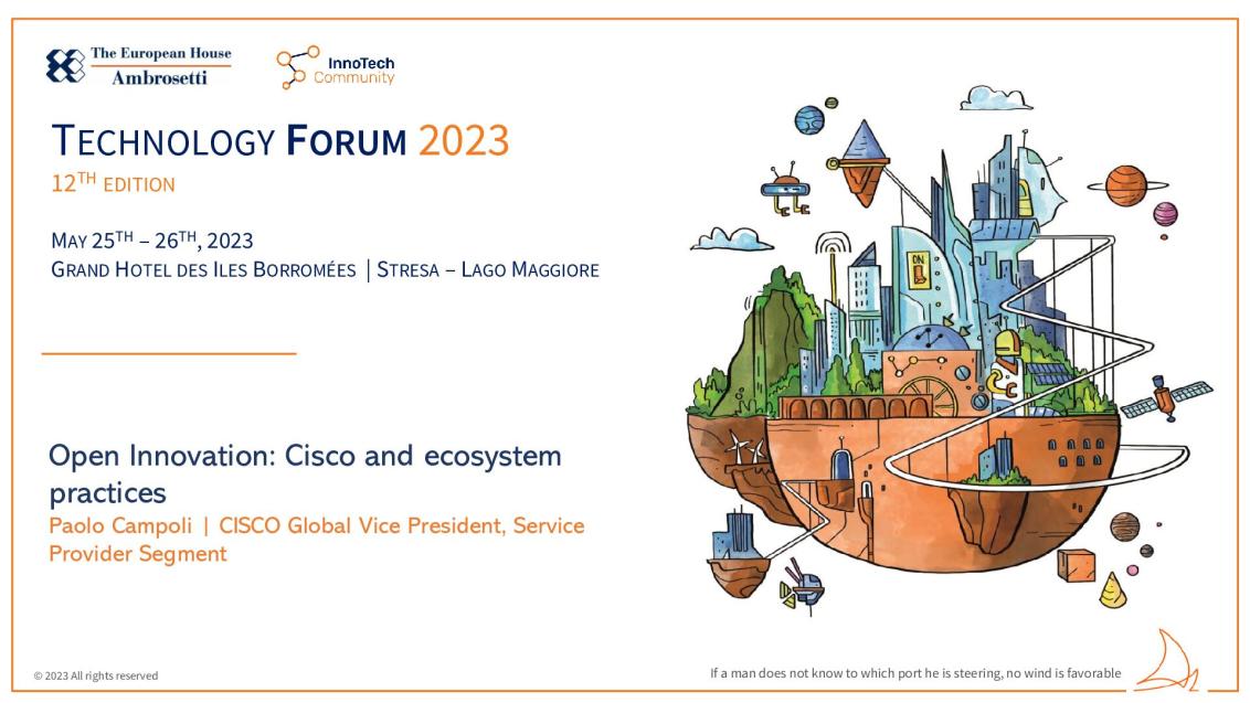 Presentation by Paolo Campoli - Tech Forum 2023