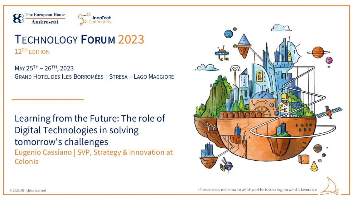 Presentation by Eugenio Cassiano - Tech Forum 2023
