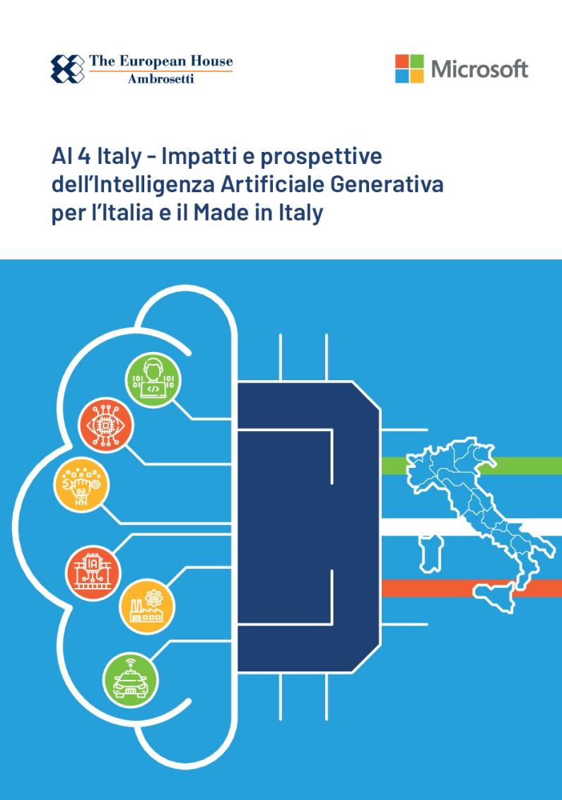AI 4 Italy: impatti e prospettive dell’intelligenza artificiale generativa per l’Italia e il Made in Italy