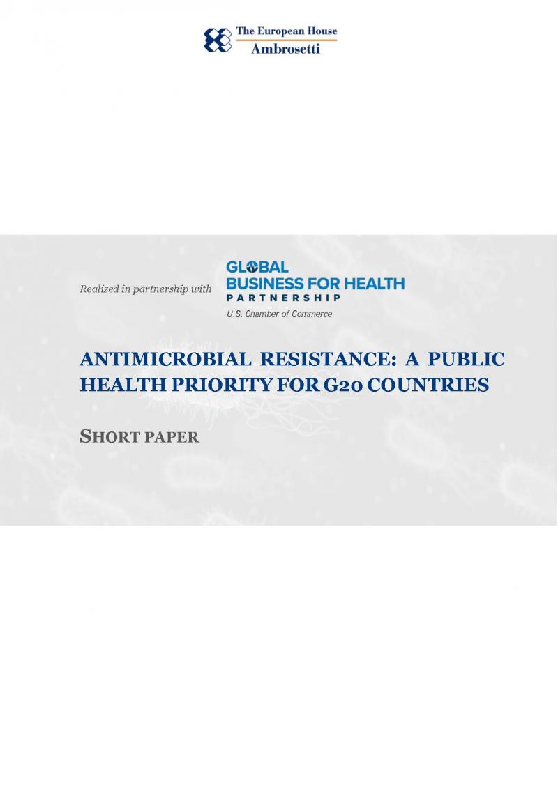 Resistenza antimicrobica: una priorità di salute pubblica per i Paesi del G20