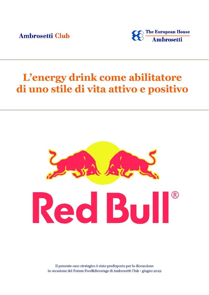 RedBull: l’energy drink come abilitatore di uno stile di vita attivo e positivo