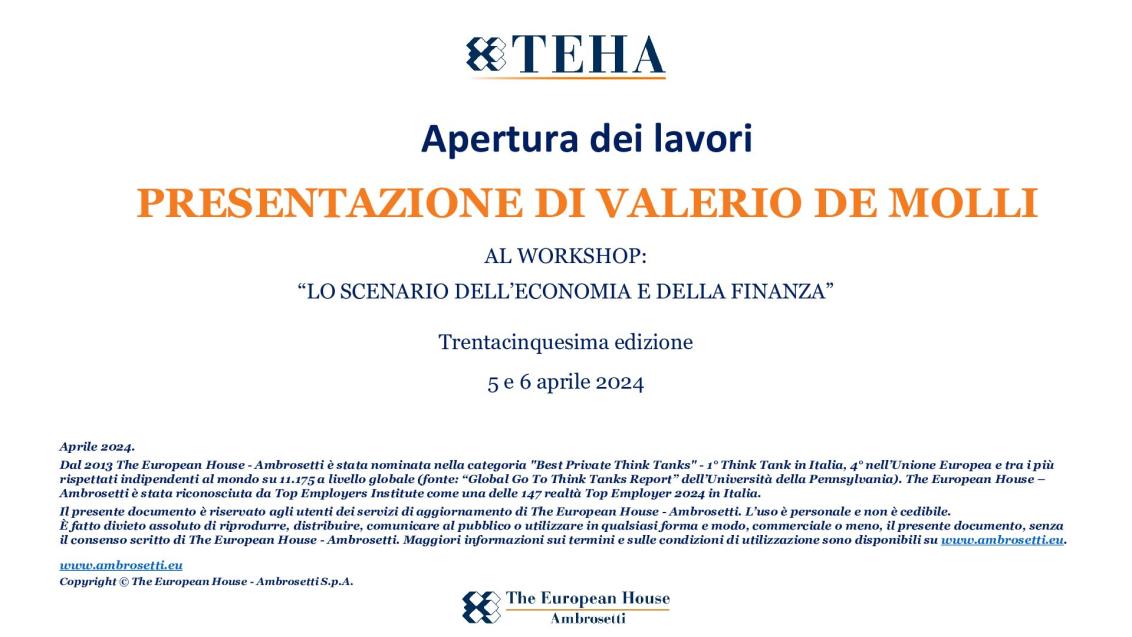 Presentation by Valerio De Molli - Finance 2024