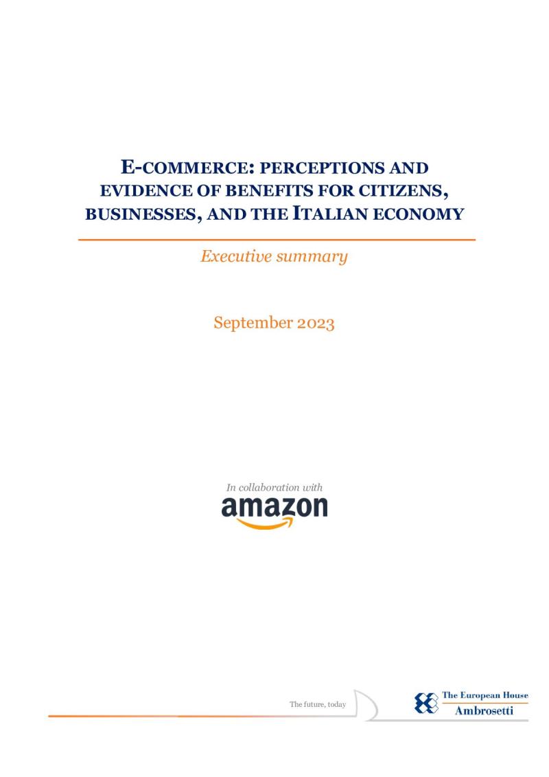 E-commerce_perceptions and evidence on benefits for citizens, businesses, and the Italian economy - Executive Summary