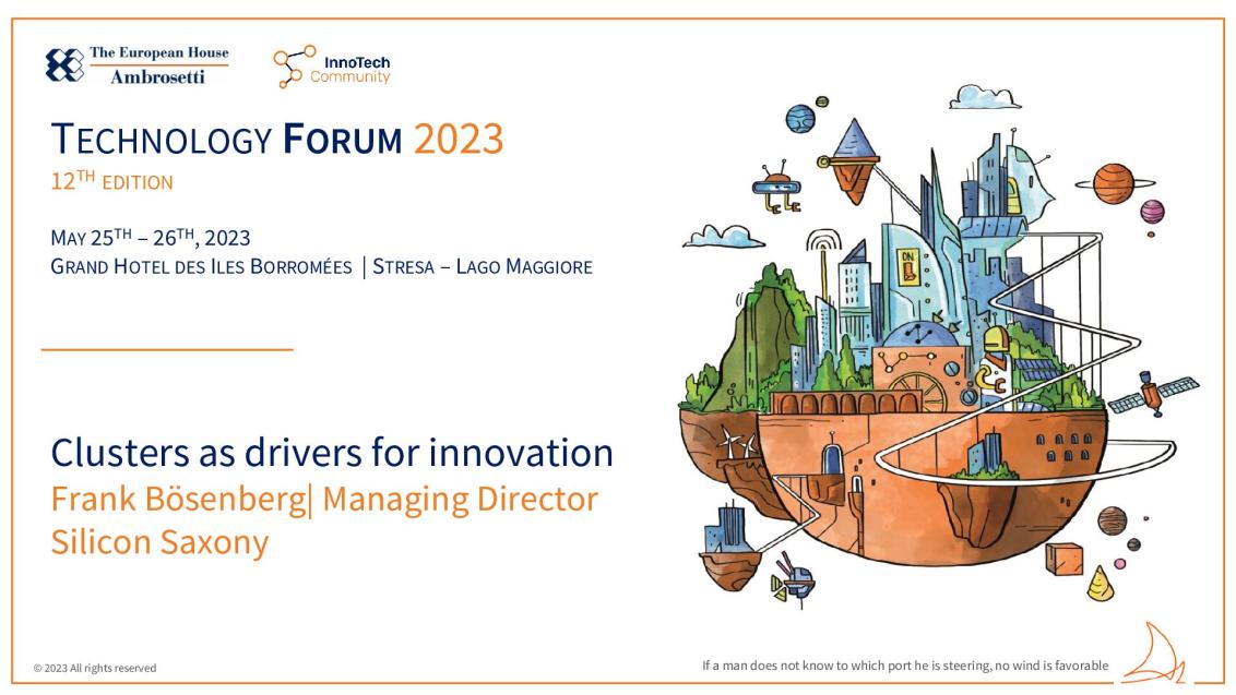 Presentation by Frank Bösenberg  - Tech Forum 2023