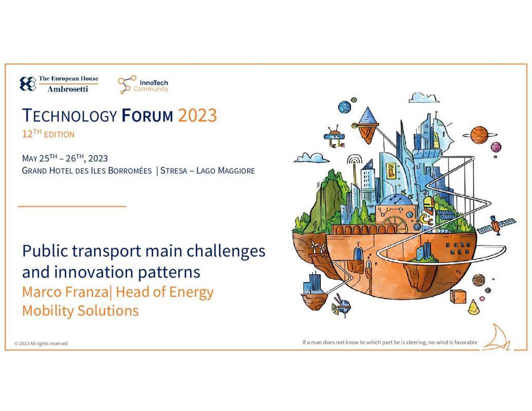 Presentation by Marco Franza - Tech Forum 2023