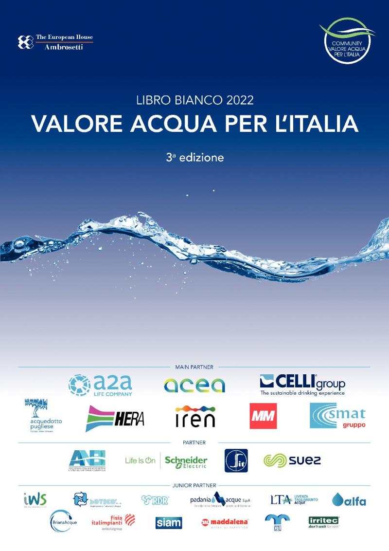 Libro Bianco 2022 - Valore acqua per l'Italia