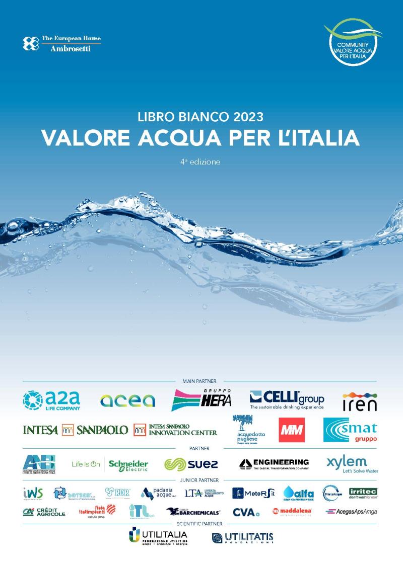 Libro Bianco Valore Acqua per l'Italia 2023