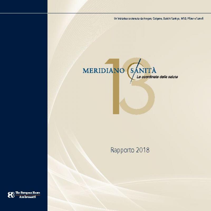 Meridiano Sanità 2018 - Rapporto finale
