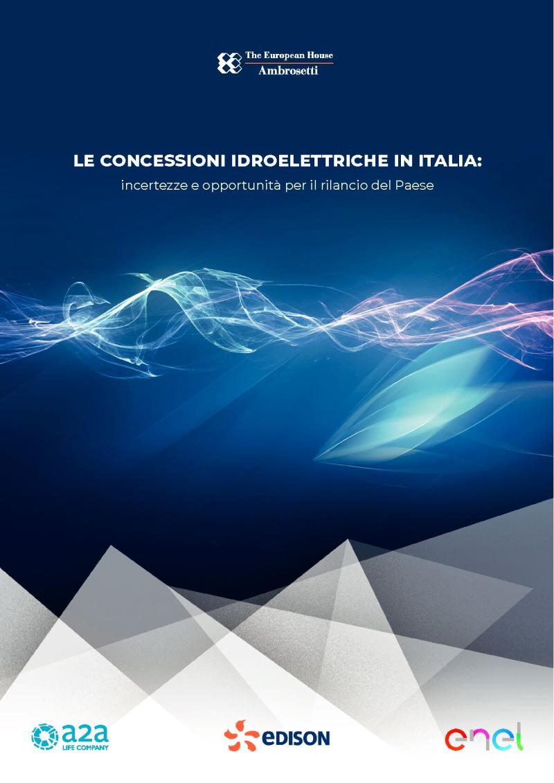 Position Paper - Le concessioni idroelettriche in Italia: incertezze e opportunità per il rilancio del Paese