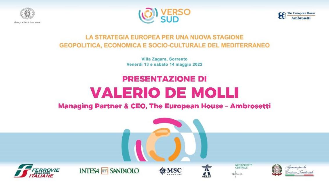Presentazione di Valerio De Molli - Verso Sud 2022