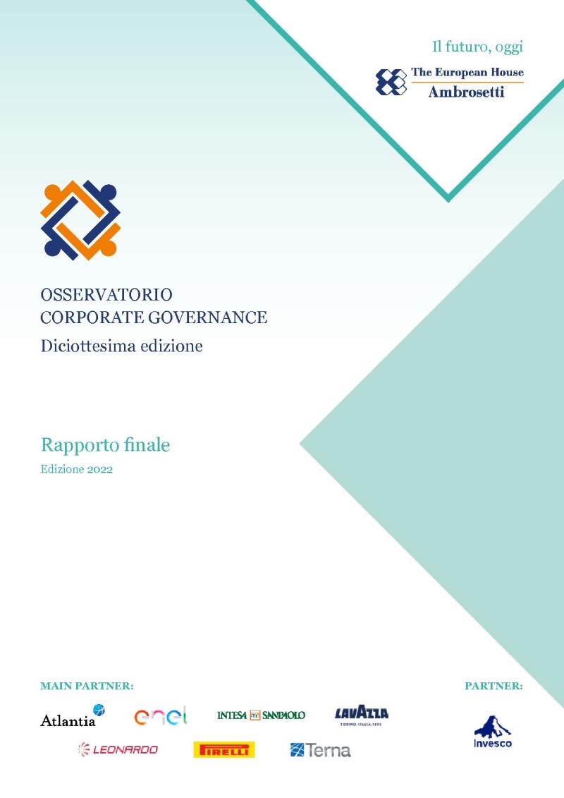 Rapporto - Osservatorio Corporate Governance 2022