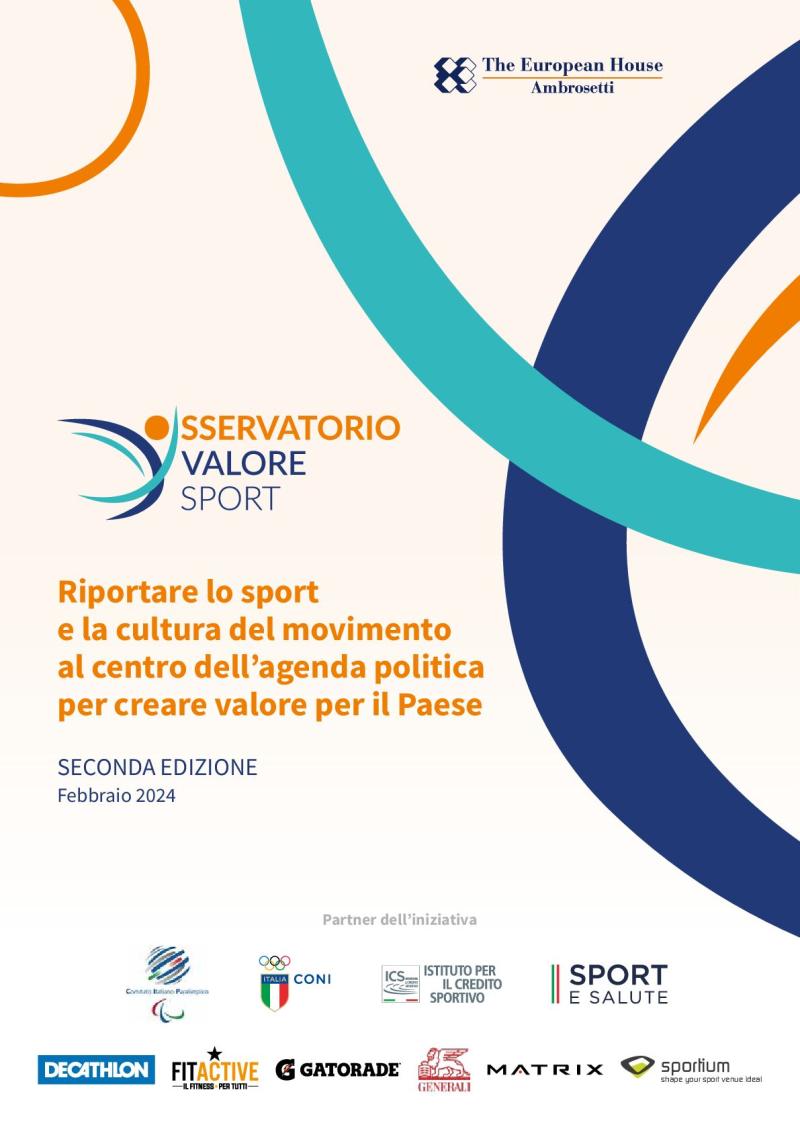 Rapporto - Osservatorio Valore Sport 2024