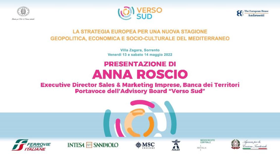 Presentation by Anna Roscio - 2022 Verso Sud 