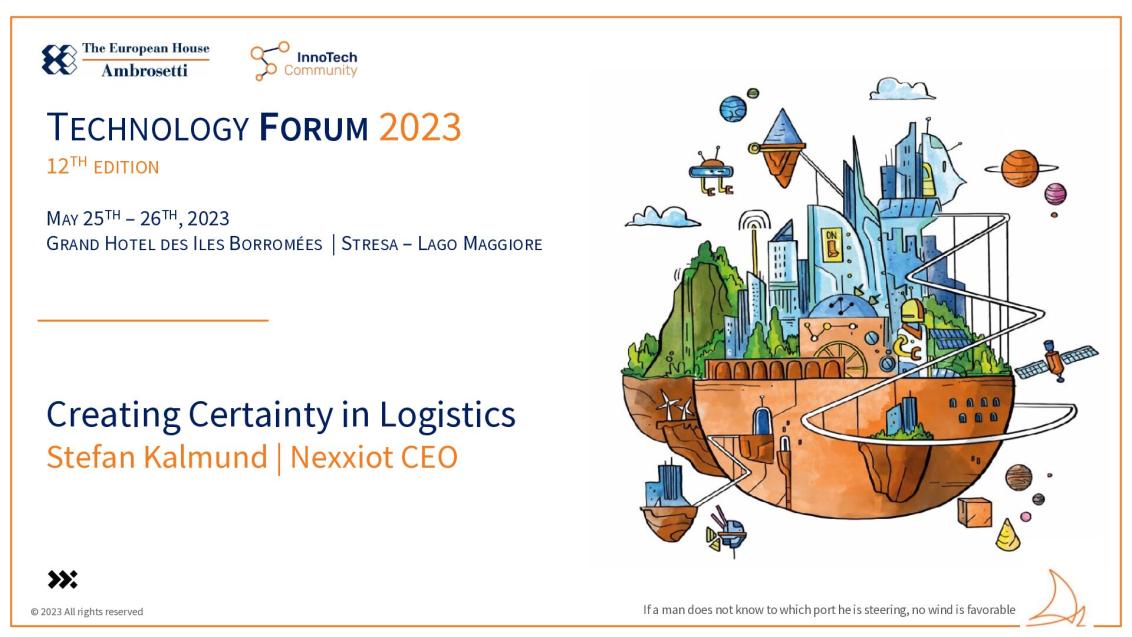 Presentation by Stefan Kalmund - Tech Forum 2023
