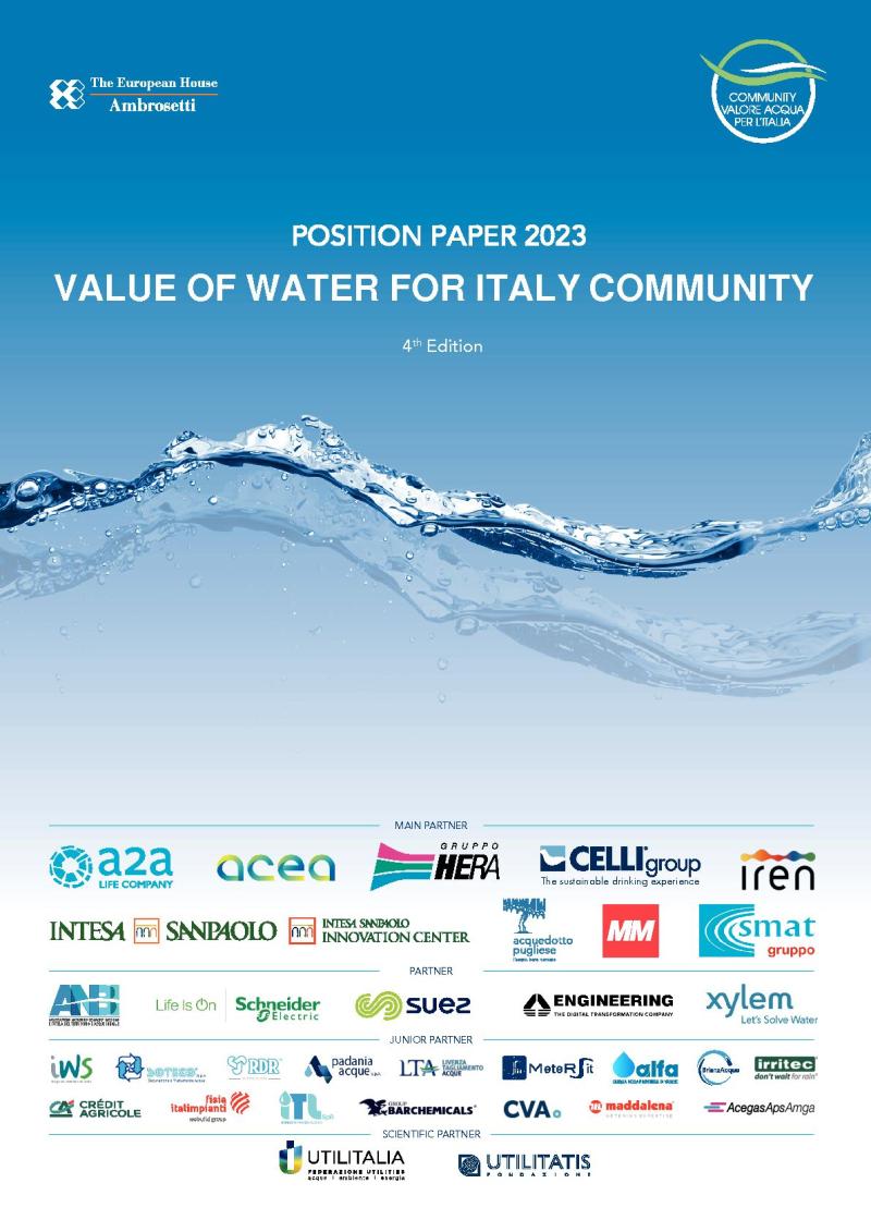 White Book 2023 Value of Water for Italy