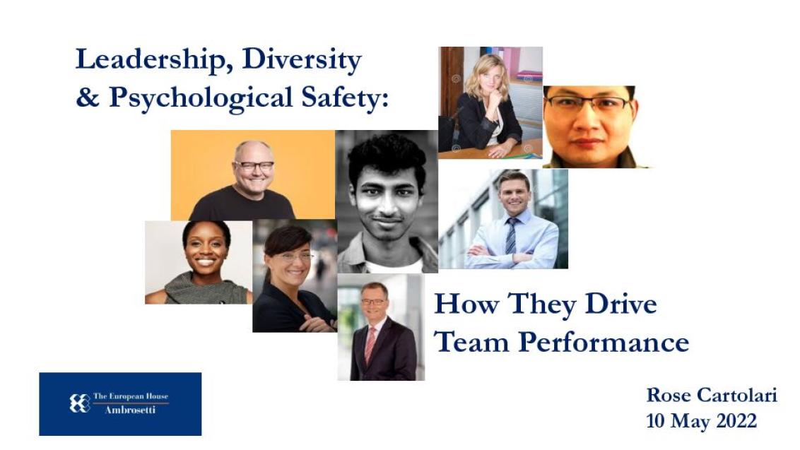 Leadership, Diversity  & Psychological Safety: How They Drive Team Performance