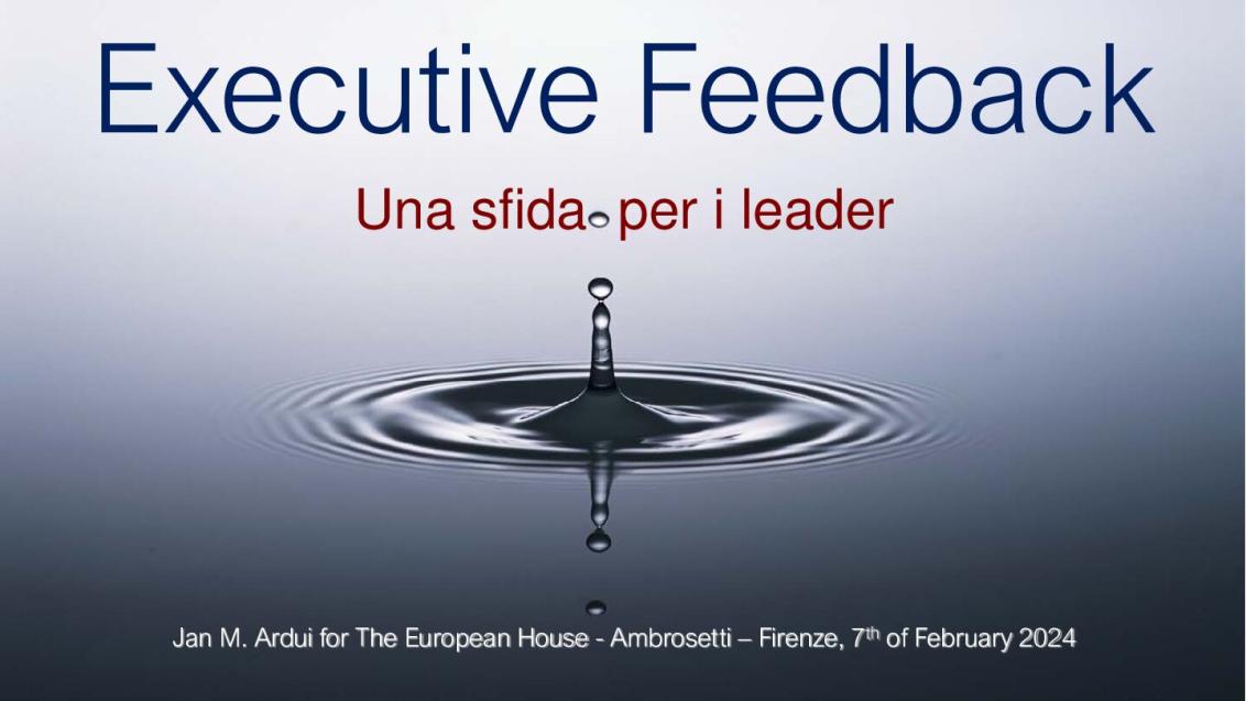 Executive Feedback. Una sfida per i leader