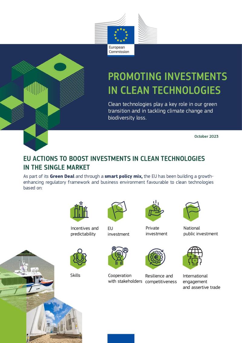 Promoting Investments in Clean Technologies