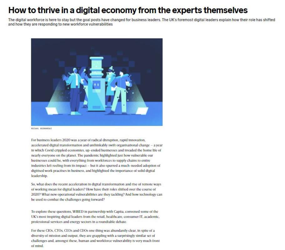 How to thrive in a digital economy from the experts themselves