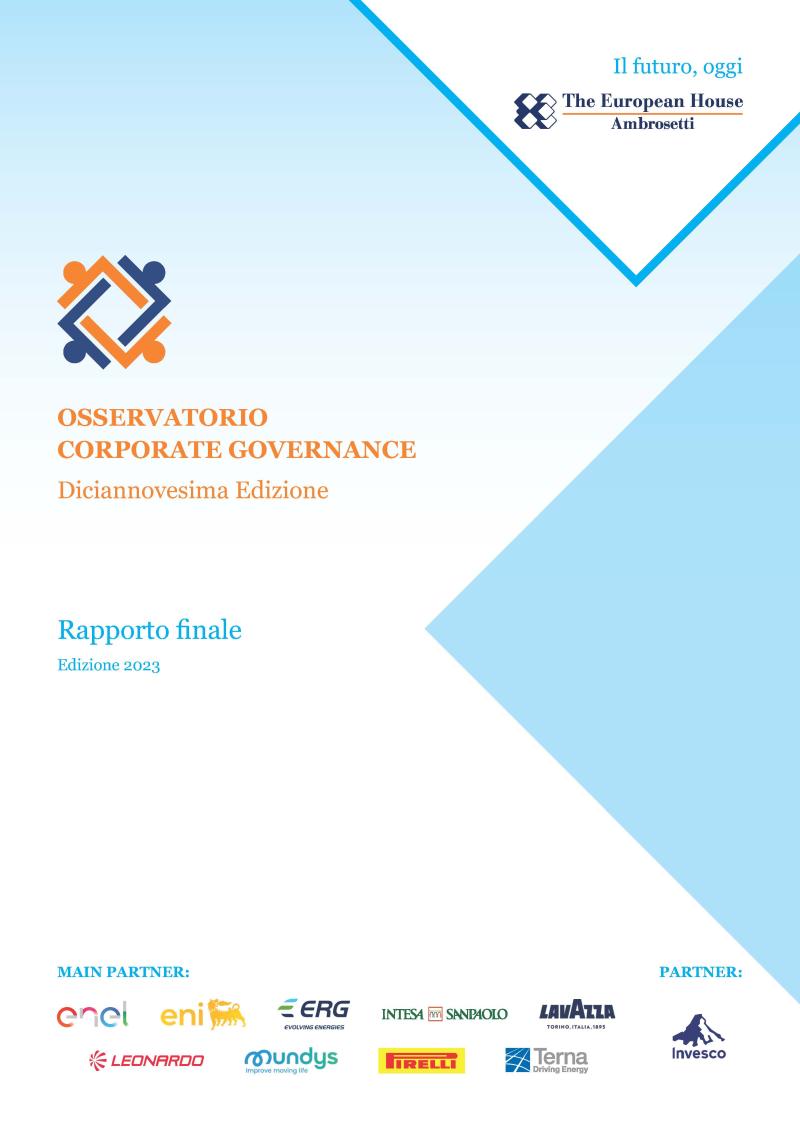 Rapporto - Osservatorio Corporate Governance 2023