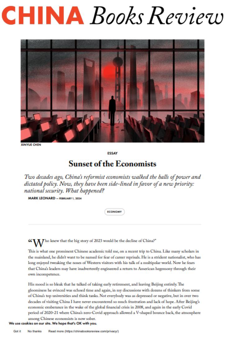 Sunset of the Economists