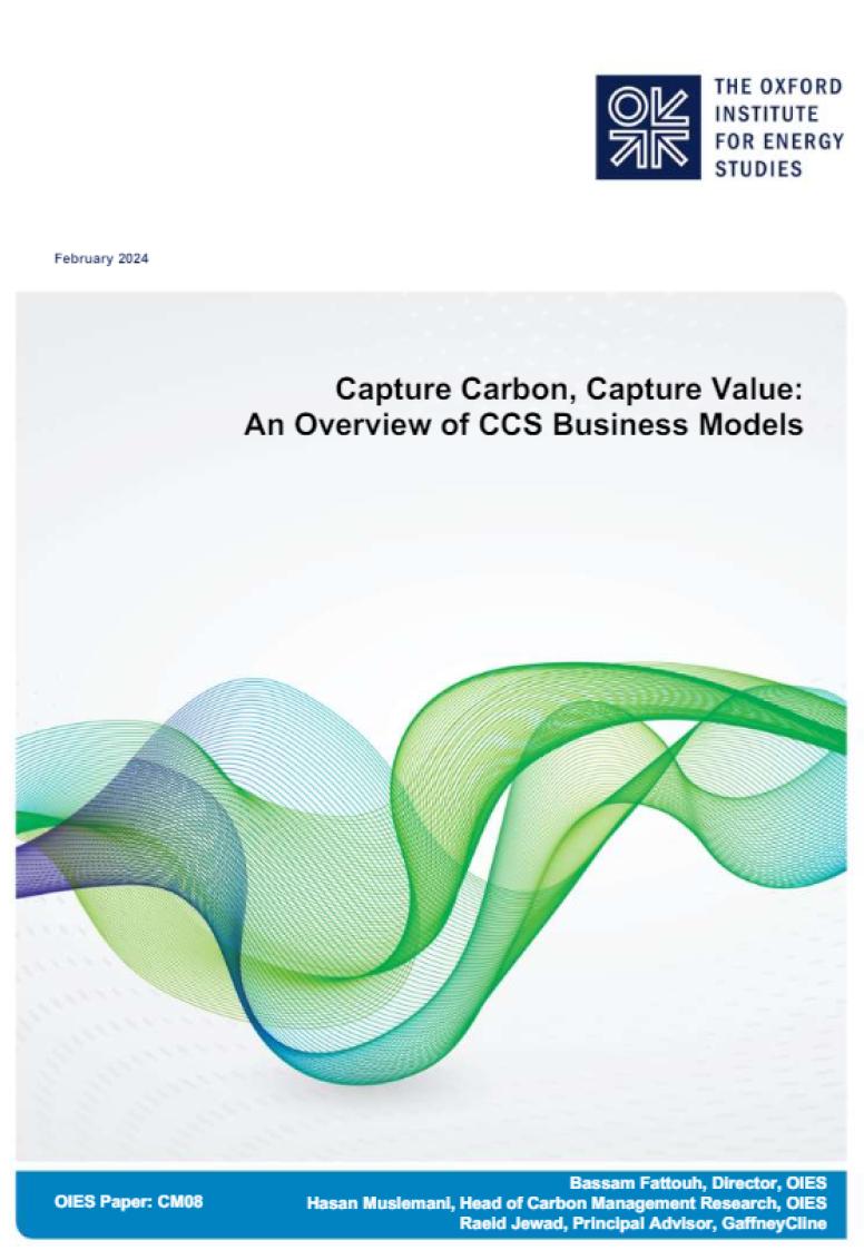 Capture Carbon, Capture Value: An Overview of CCS Business Models