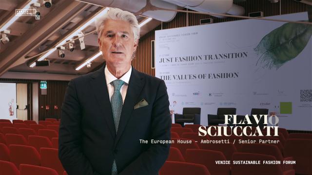 Flavio Sciuccati: l'obiettivo del Venice Sustainable Fashion Forum 2022